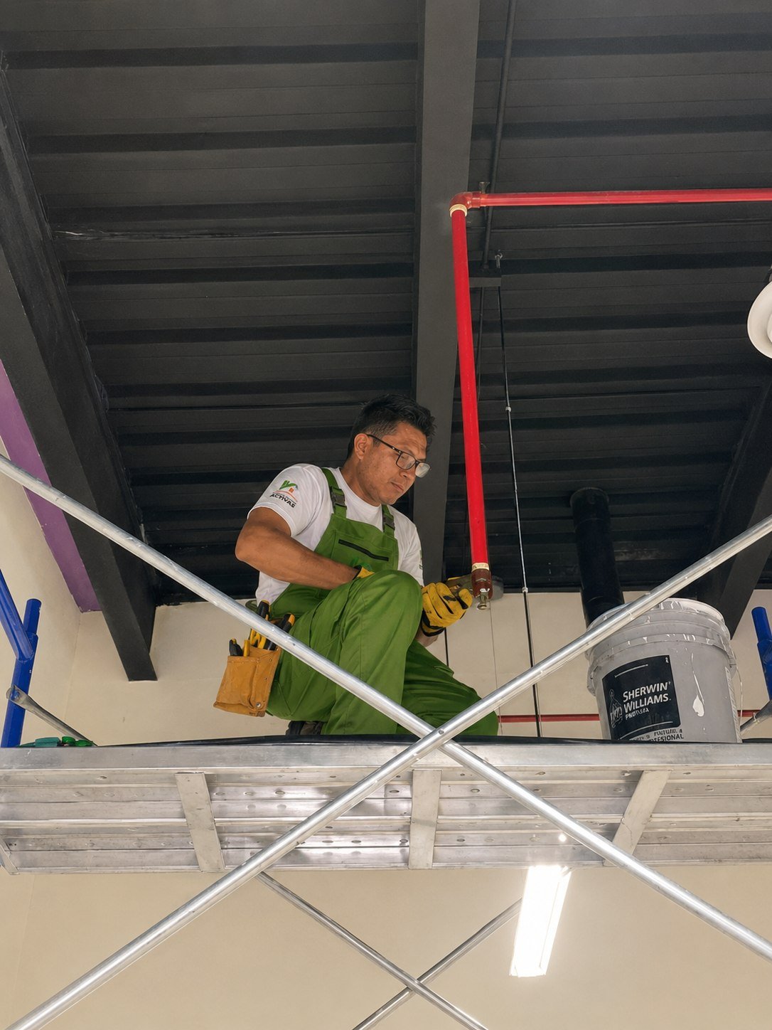 Instalación de Rociadores del Sistema Húmedo Contra Incendios foto 2
